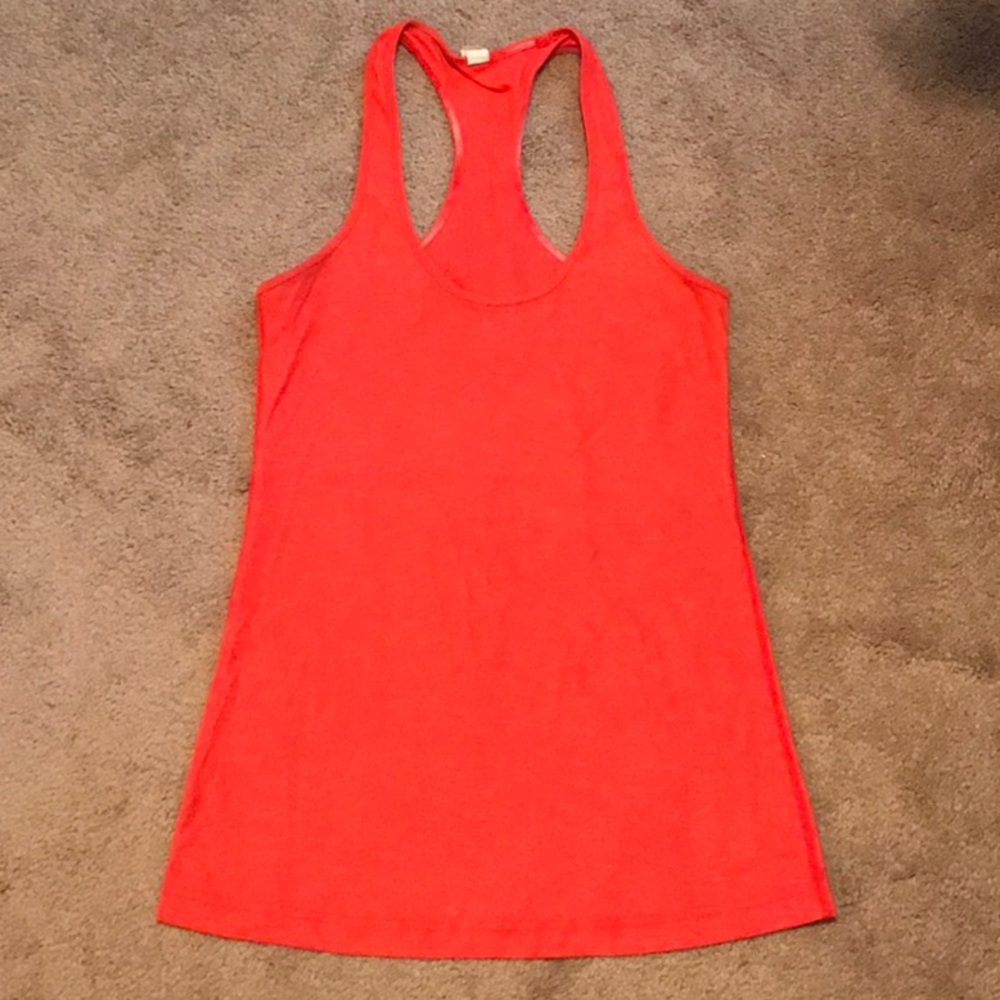 Lululemon Orange Tank, Sz 6